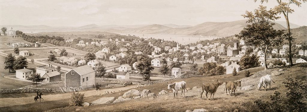 1852-Peekskill-Etching